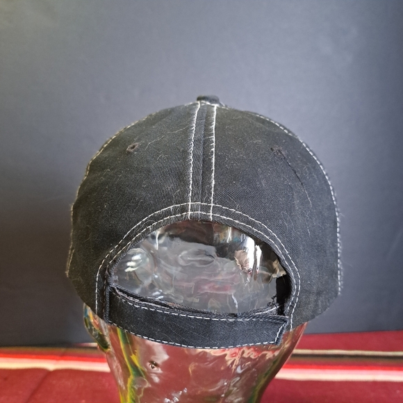 VINTAGE Legoland California Black Velcro Strap Back Hat Ball Cap - Picture 3 of 3